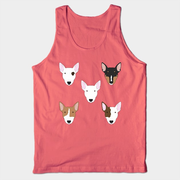 Bull Terriers Tank Top by childofthecorn